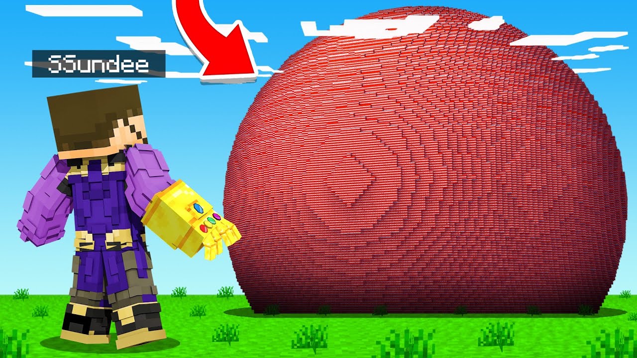 HOW To BUILD a THANOS NUKE in Minecraft (Insane Craft)