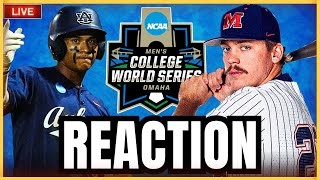 NCAA Baseball Tournament Reaction: Ole Miss Defeats Auburn, Saturday Super Regionals Preview