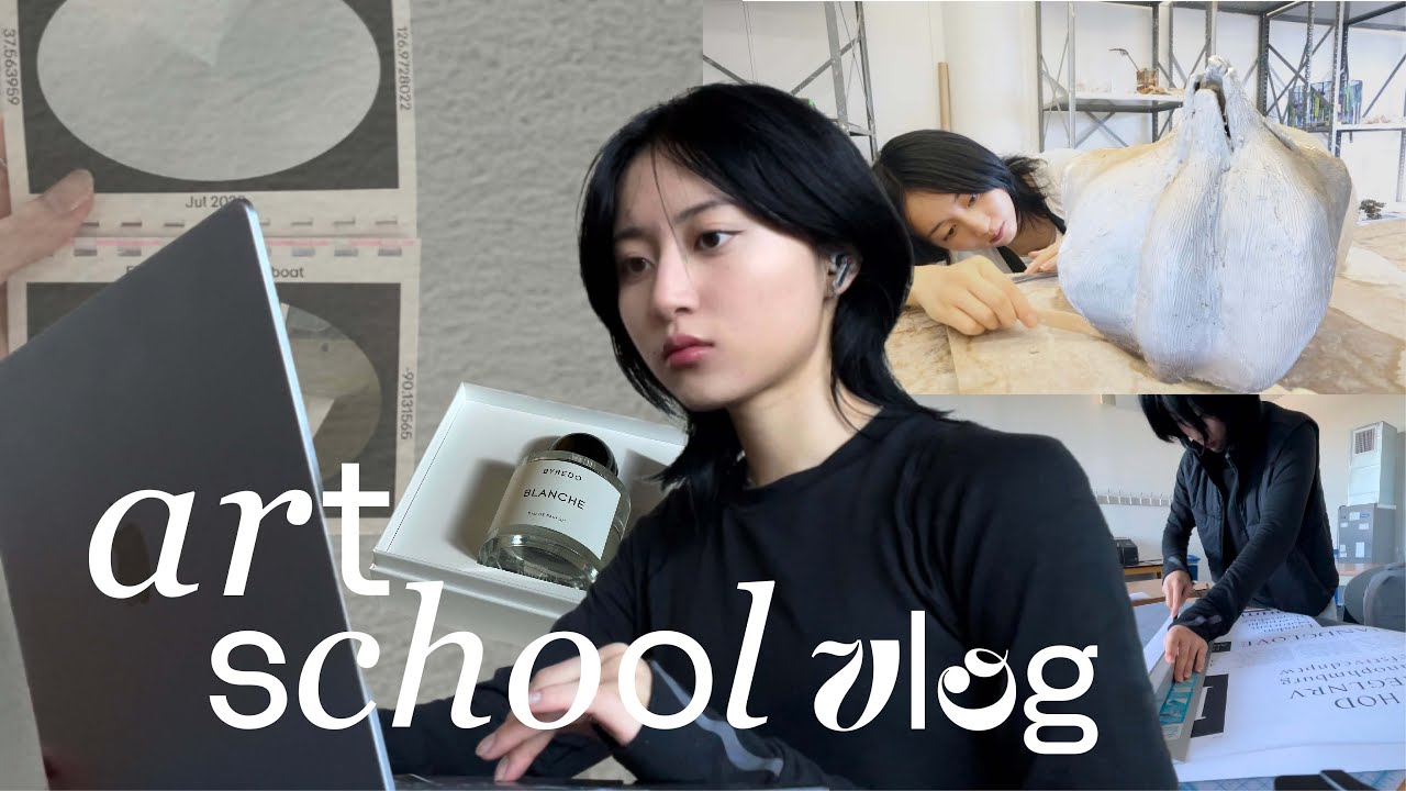 a realistic week in my life as a graphic design student - YouTube
