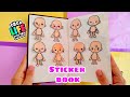Toca life handmade sticker book  choose one outfit and hairstyle toca boca kat bebek evi