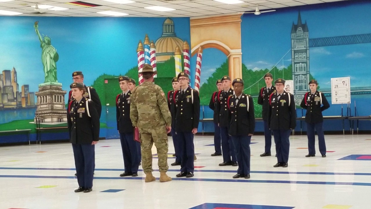 Varsity Platoon Inspection - Brigade Drill Meet 2017 - YouTube