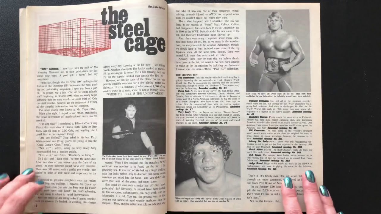 Pro Wrestling Illustrated Magazine  PWI - February Feb 1992 ~ Silent Nostalgia