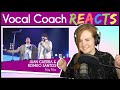 Vocal Coach reacts to Juan Luis Guerra & Romeo Santos - Frío, Frío (Live)