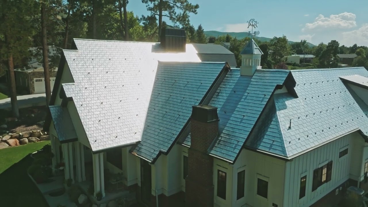 Real life homeowner reviews his new metal roof on his home