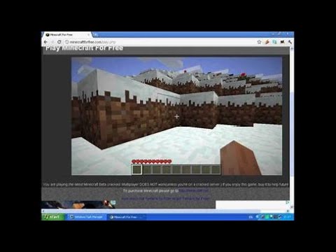 How to play Minecraft in your browser - YouTube
