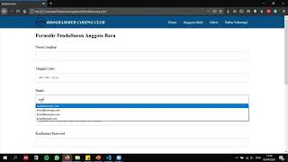 Contoh Penggunaan Javascript: Validasi Form