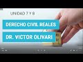 DERECHO CIVIL REALES U. VII y VIII