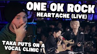 Metal Vocalist First Time Reaction - ONE OK ROCK - Heartache Acoustic Ver-  Yokohama Stadium
