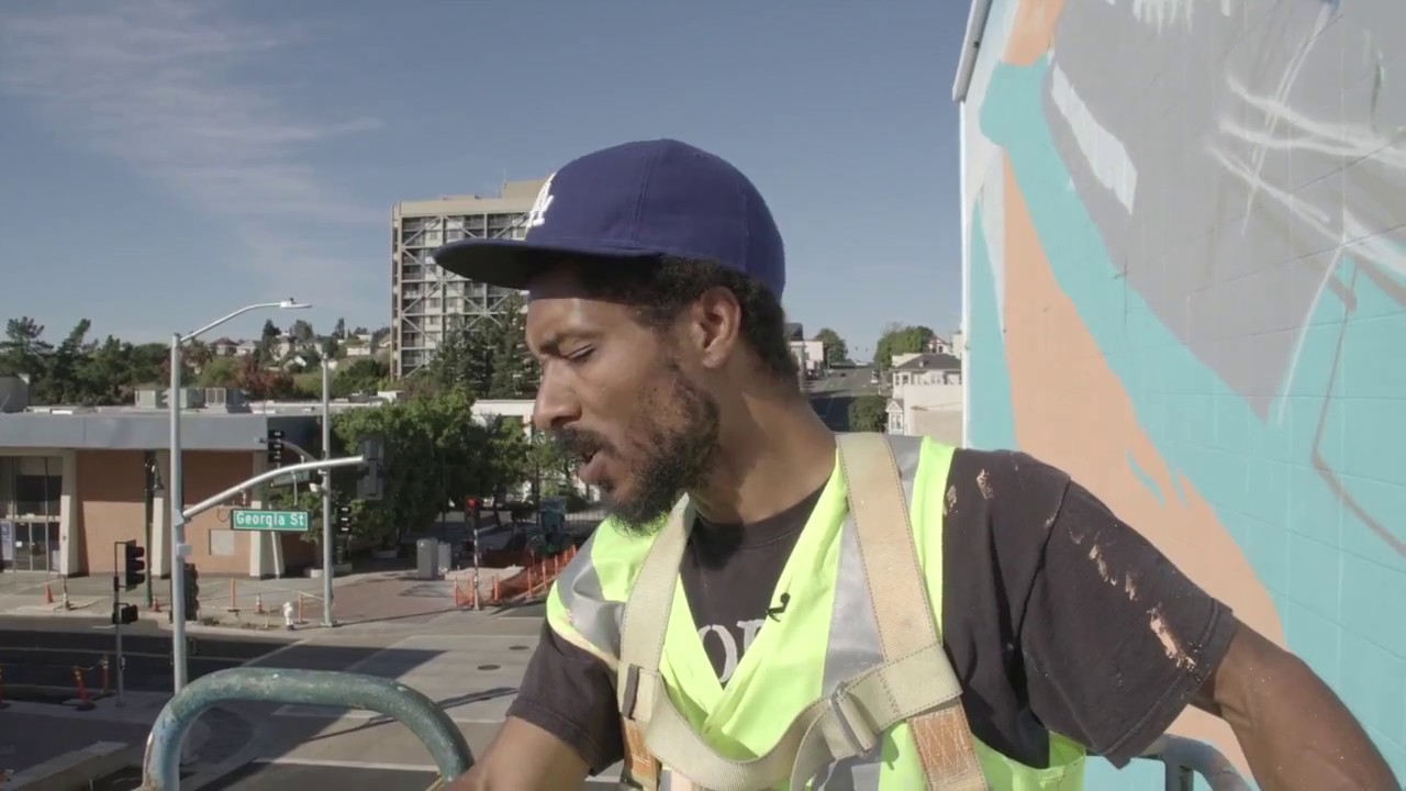 Gateway Mural with Andre Jones aka Natty Rebel