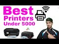 5 BEST PRINTERS UNDER RS 5000 in India For Home Use | Best Ink Tank Colour / BW Printer