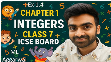 👉🔥Integers Exercise 1.4 Question No 1 to 6. Class 7 by M L Aggarwal  @silenceclassesicse0510 ​