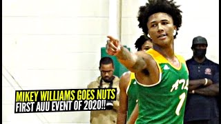 Mikey Williams FIRST AAU Event of 2020 Was a WILD SHOW!!