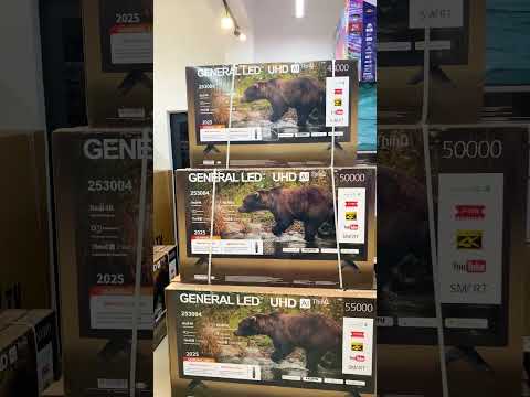 شاشات جنرال الأفضل عالميا متوفر جميع الأحجام للحجز أو الاستفسار 07711272744 4k اكسبلور