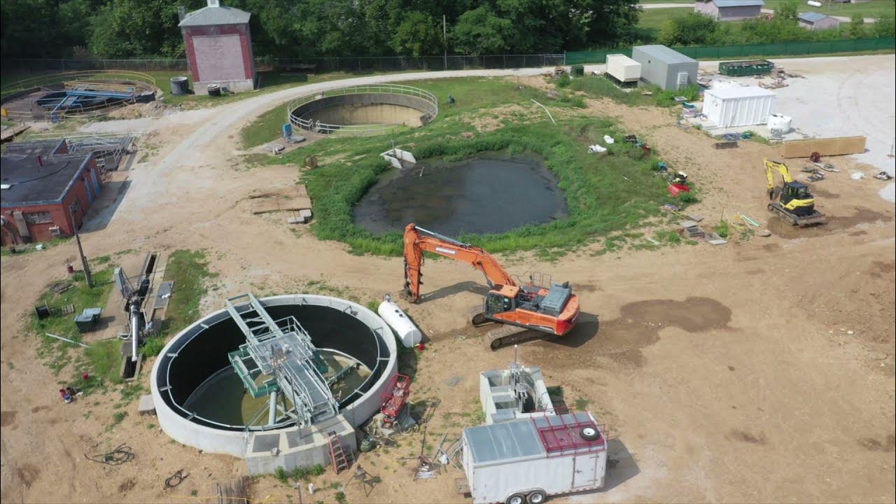 Vichy Rd Wastewater Treatment Plant, Rolla, MO August 2021 Progress