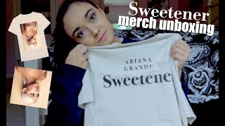 unboxing Ariana Grande sweetener merch (pt. 2)