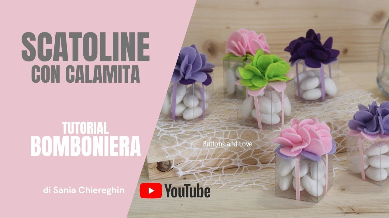 Bomboniera fai da te senza cuciture - Come confezionare una scatolina