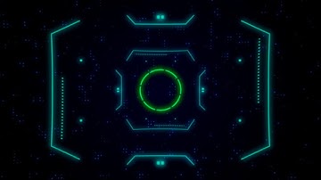 4K #hud target pointer element for futuristic cyber technology concept