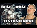 Best weekly dose of testosterone blood work is irrelevant least sideeffects  optimum results