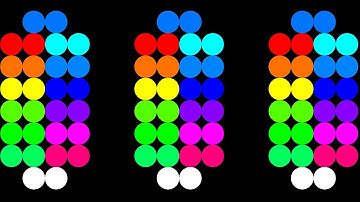 The Amazing 14 Colors Marble Race ASRM in Algodoo