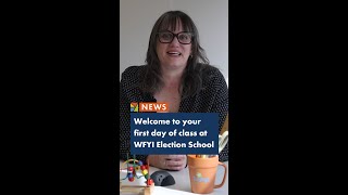 Welcome to your first day of class at WFYI Election School