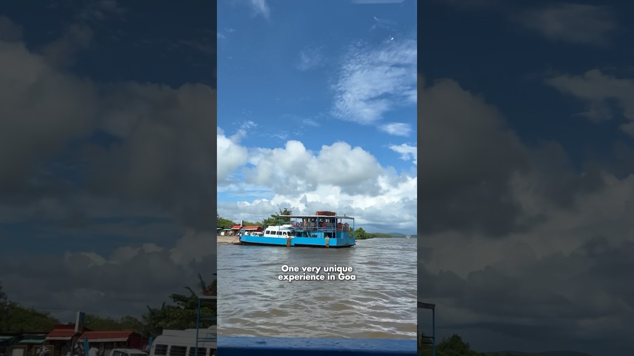 Most unique and scenic public transport of Goa, Ferry Boats! 😍 