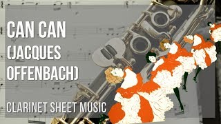 Clarinet Sheet Music: How to play Can Can by Jacques Offenbach