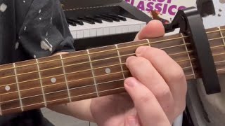 How to play “What He Didn’t Do” by Carly Pearce on guitar