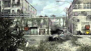 Modern Warfare 3 ~ Across map throwing knife on Fallen