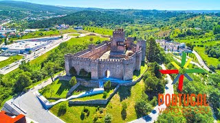 Pombal Castle Aerial View - Castelo De Pombal - 4K Ultrahd