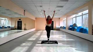 Степ аэробика с раскладкой | Step aerobic | Step dance Степ аэробика с раскладкой | Step aerobic | Step dance