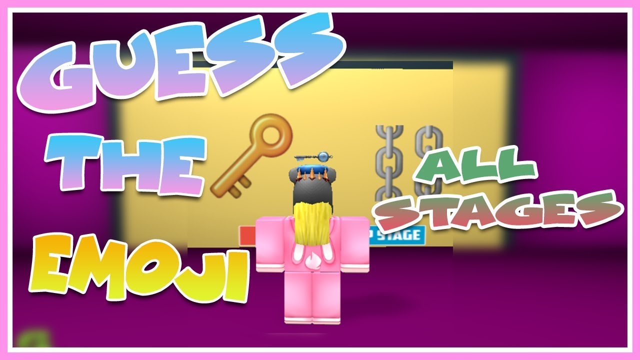 Roblox Guess The Character Emoji Answers