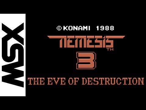 [MSX] Nemesis 3: The Eve of Destruction (1988) Longplay