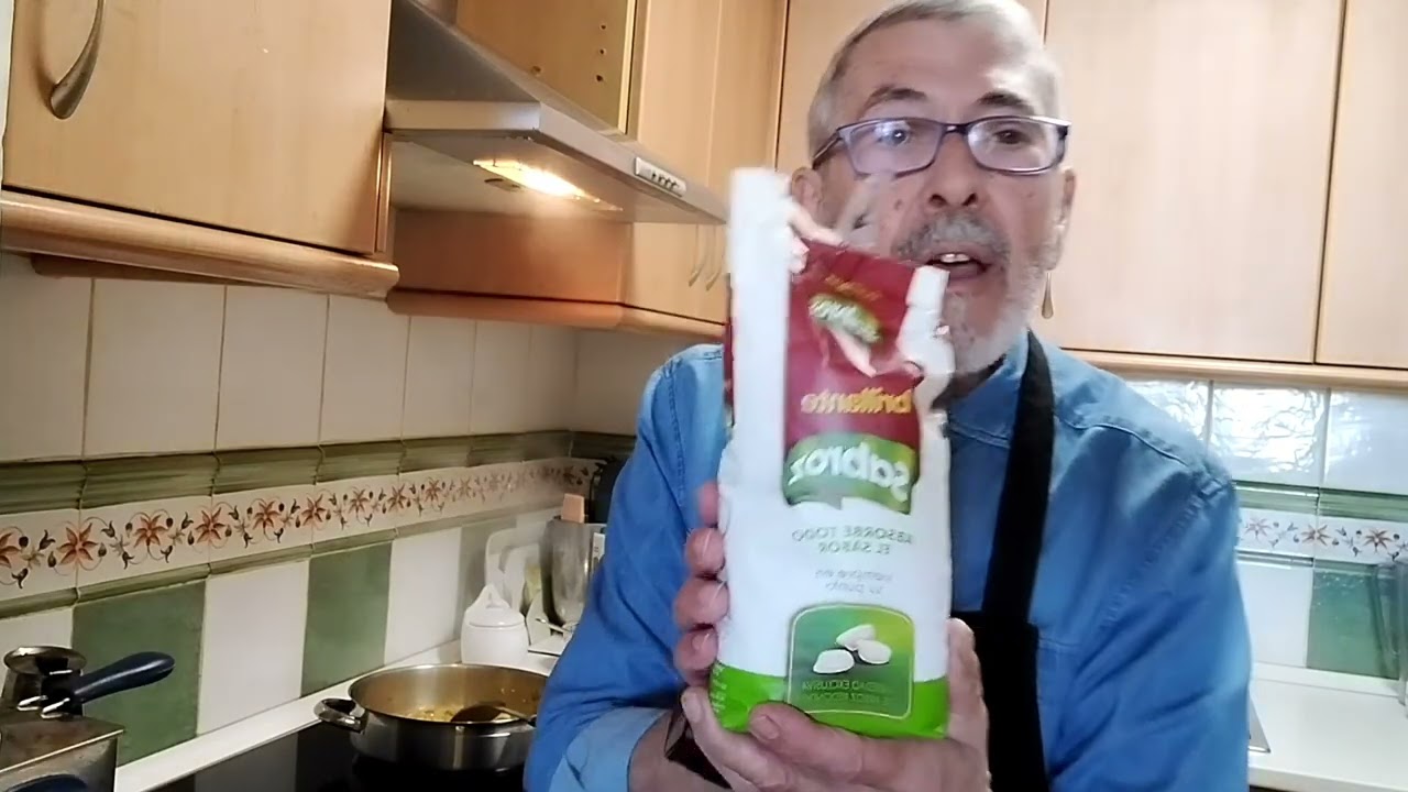 cazuela de arroz caldoso con poton .muy fácil y económico .