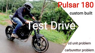Custom built pulsar 180 test drive 😲😱 | Dream project |‎@abin design's 511   |    ‎@Bajaj Pulsar