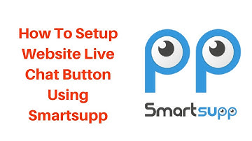 How to setup website live chat button using smartsupp