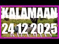 KALAMAAN 24 DECEMBER 2025 