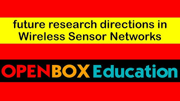 future research directions in Wireless Sensor Networks