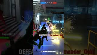 Anakin becomes unstoppable while Finn buffed #starwars #battlefront2 #ps4 #xbox #pc