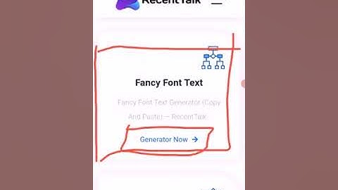 Fancy Font Text Generator (Copy And Paste) ― RecentTalk
