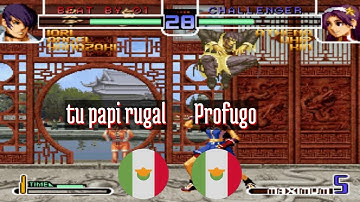 @kf2k2pls: tu papi rugal (MX) vs Profugo (MX) [King of Fighters 2002 Plus kf2k2 Fightcade] Aug 6