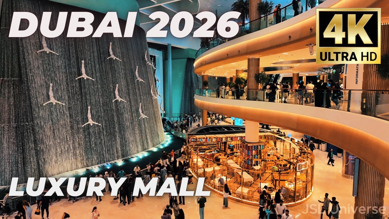 Dubai [4K] Luxury Dubai Mall Walking Tour – Exclusive Hidden Corners 2026 🇦🇪