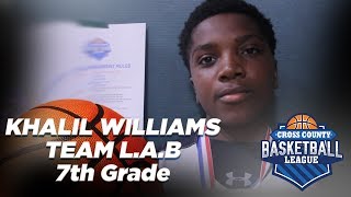 CCBL Player Profile | Khalil Williams | Team LAB screenshot 3
