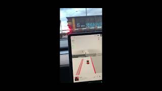 Tesla Thinks Train is a Bunch of Slow Trucks