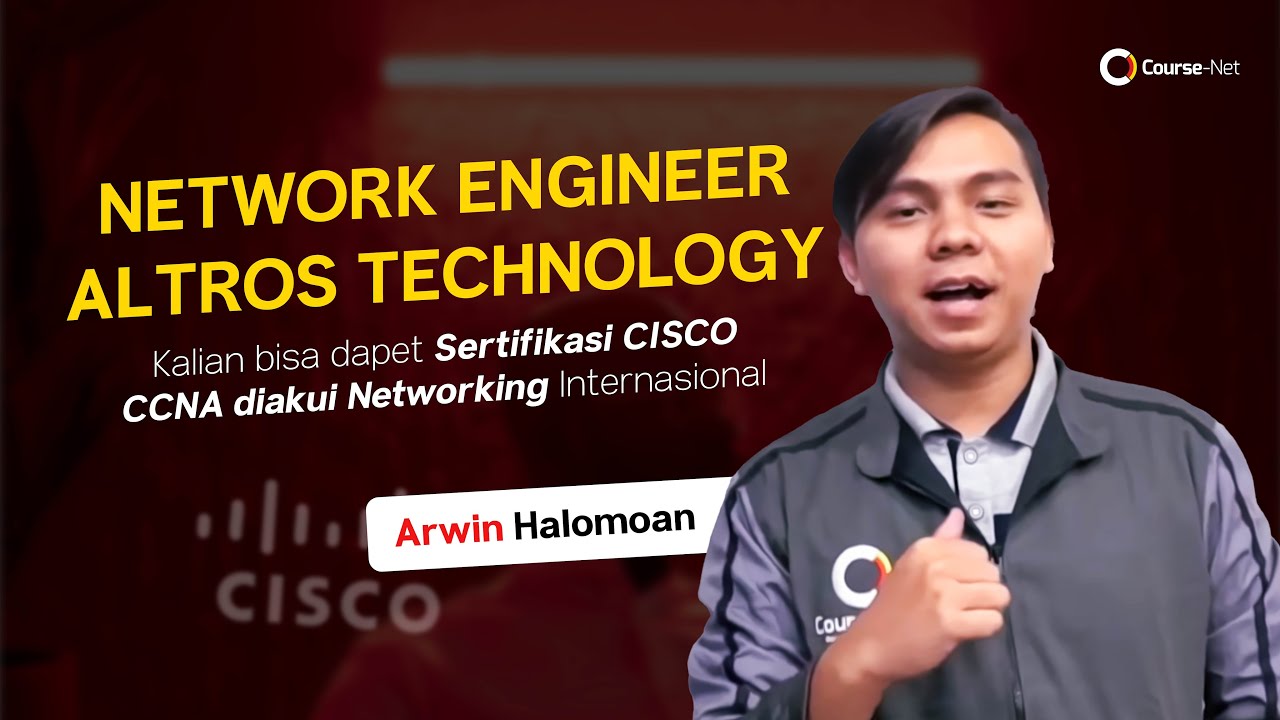 Haus Akan Ilmu Networking, Seorang Network Engineer ikut Kursus CCNA di Course-Net Indonesia