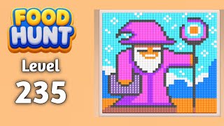 Food Hunt Pixel puzzle level 235 walkthrough solution gameplay