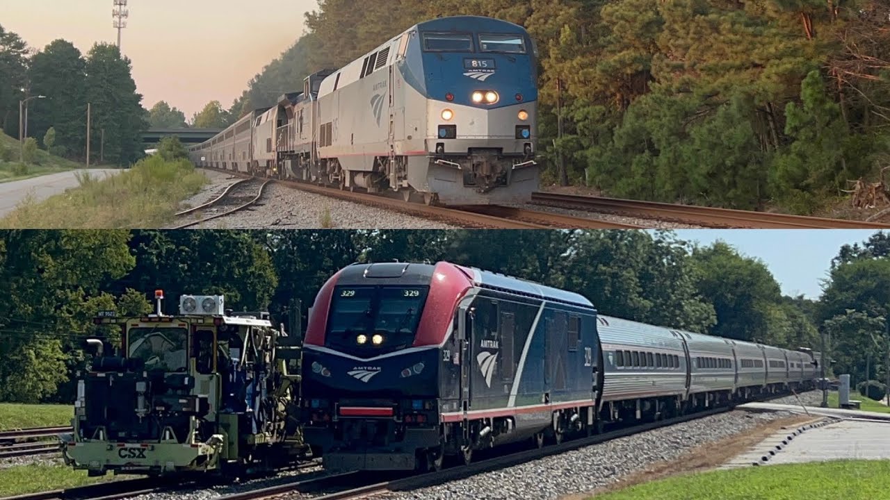 Railfanning CSX & Amtrak in NC/VA 09/03/2023 (ft. AMTK 46, ALC-42’s ...