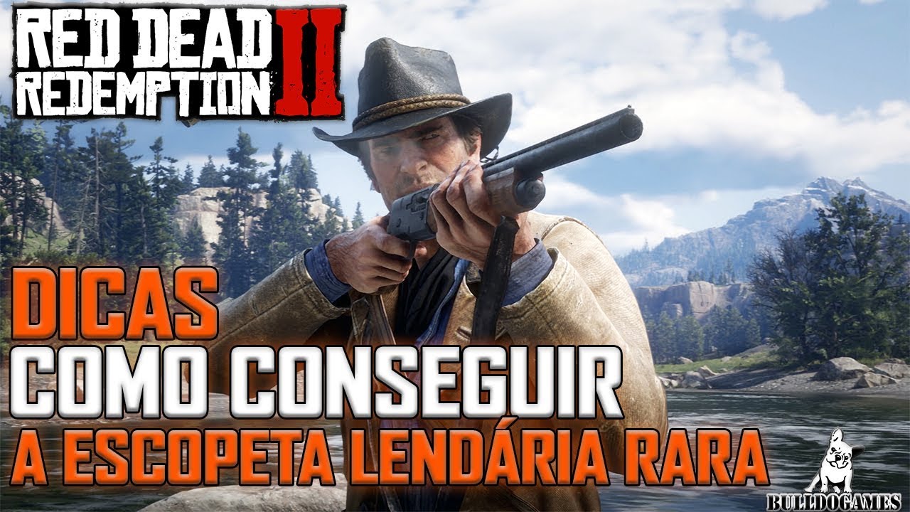 Red Dead Redemption 2 - DICAS - COMO CONSEGUIR A ESCOPETA RARA LENDÁRIA