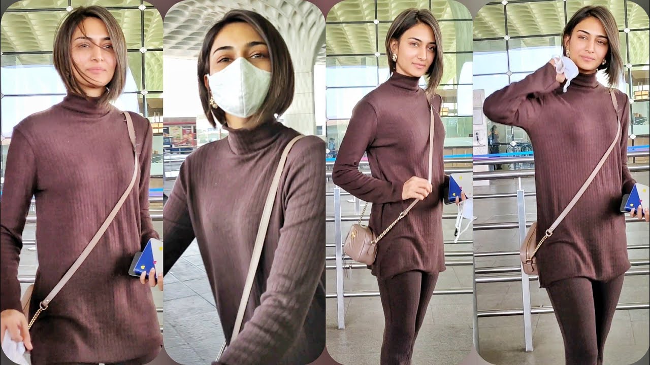 नए प्रोजेक्ट के लिए नया Hair कट 😍🔥💕 | Erica Fernandes spotted at Mumbai Airport 📸✈️