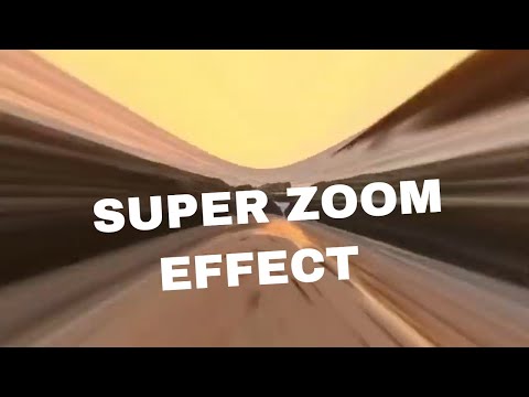SUPER ZOOM TRANSITION  IN AFTER EFFECTS  | After Effects Easy Tutorial