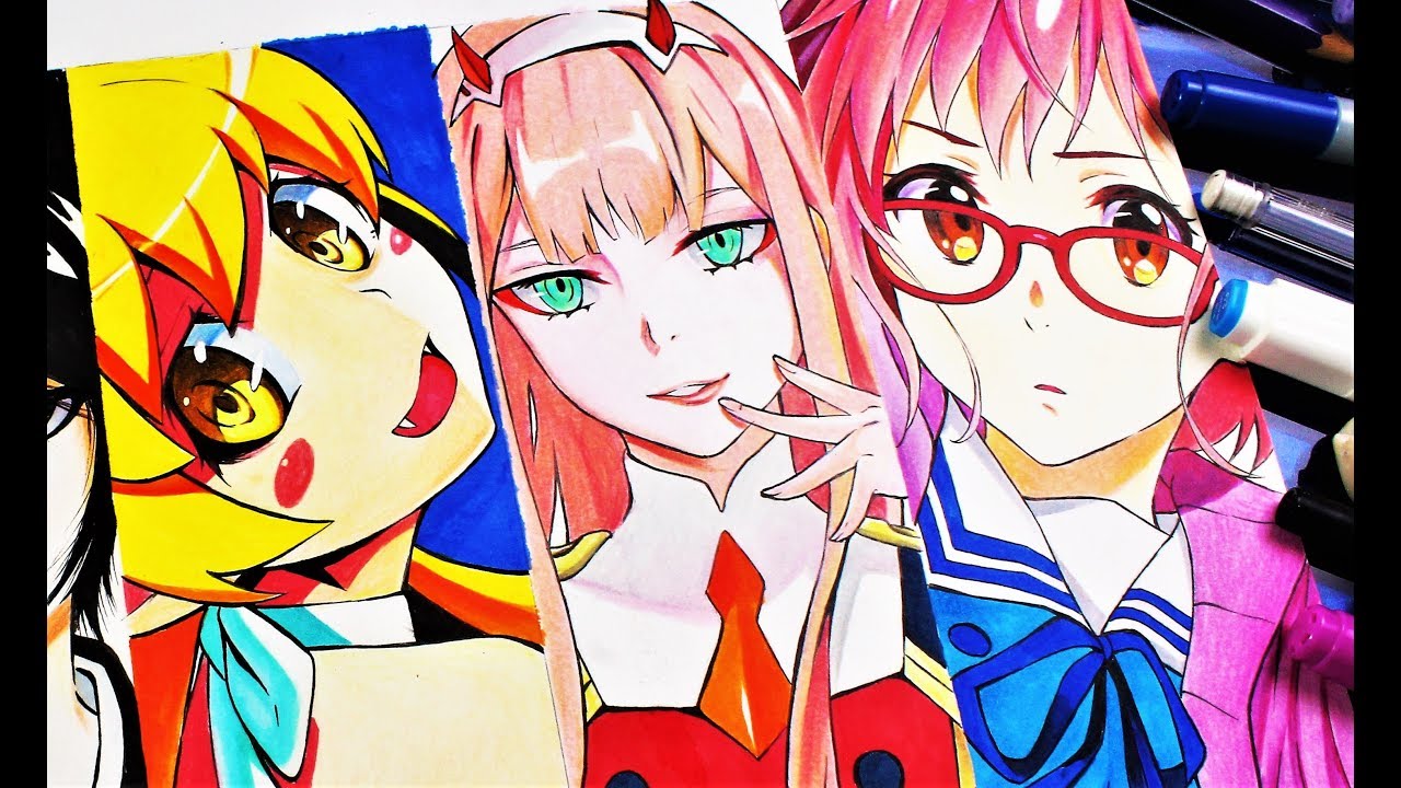 Real Time Skin ,Eye and hair Coloring - Shinobu/Zero Two/Mirai